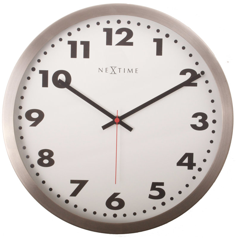 NeXtime Arabic Numbers 25 cm Wall Clock Wayfair.co.uk